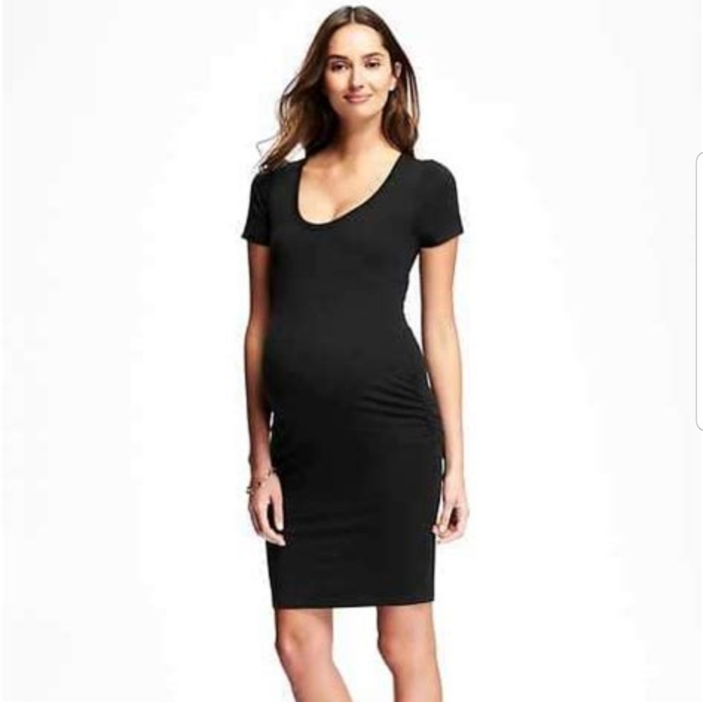 *Host Pick* Maternity Bodycon Scoop Neck Dress XXL
